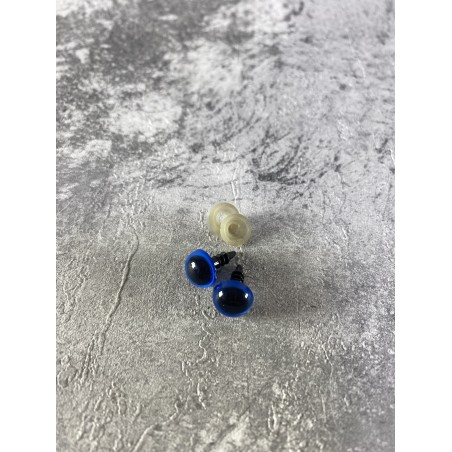 Spalvotos plastikinės akys 10 mm - Padarysiu pati