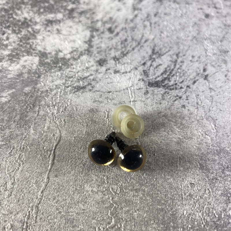 Spalvotos plastikinės akys 10 mm - Padarysiu pati