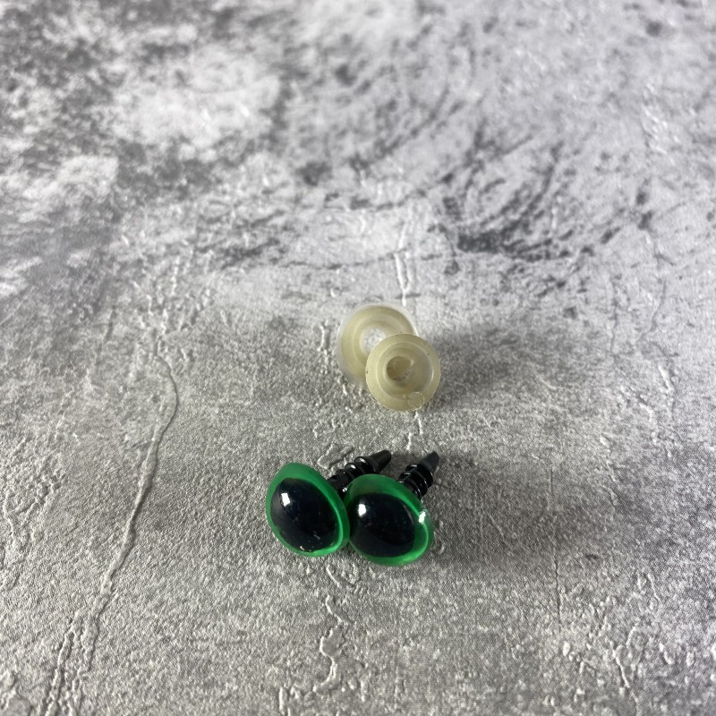 Spalvotos plastikinės akys 10 mm - Padarysiu pati
