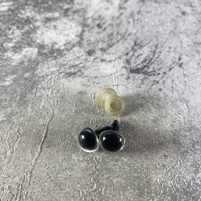 Spalvotos plastikinės akys 10 mm - Padarysiu pati