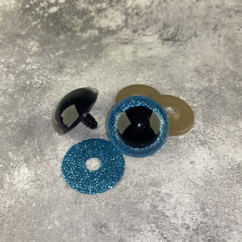 Blizgios spalvotos akys 30 mm