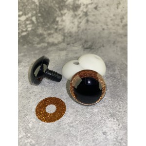 Blizgios spalvotos akys 25 mm