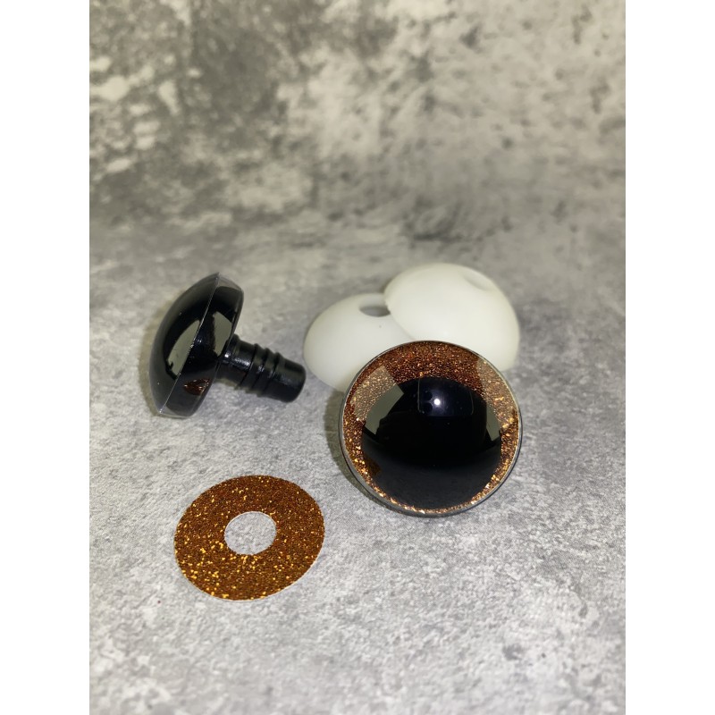 Blizgios spalvotos akys 25 mm