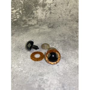 Blizgios spalvotos akys 18 mm